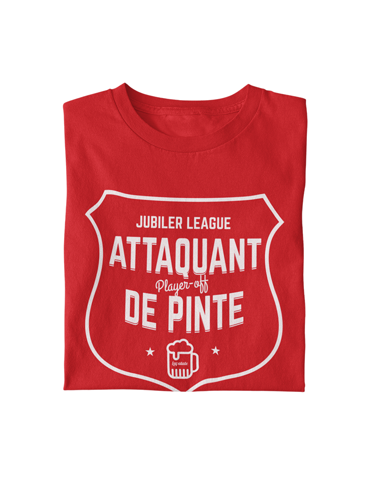 Attaquant de pinte - T-shirt bio