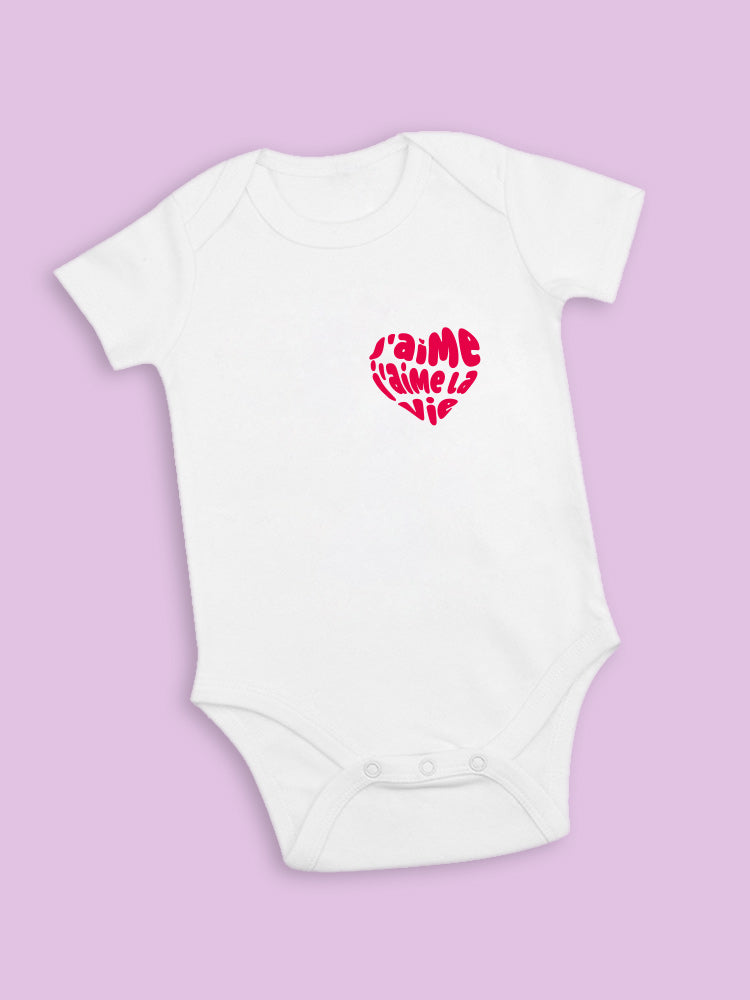 J'aime la vie - body bébé