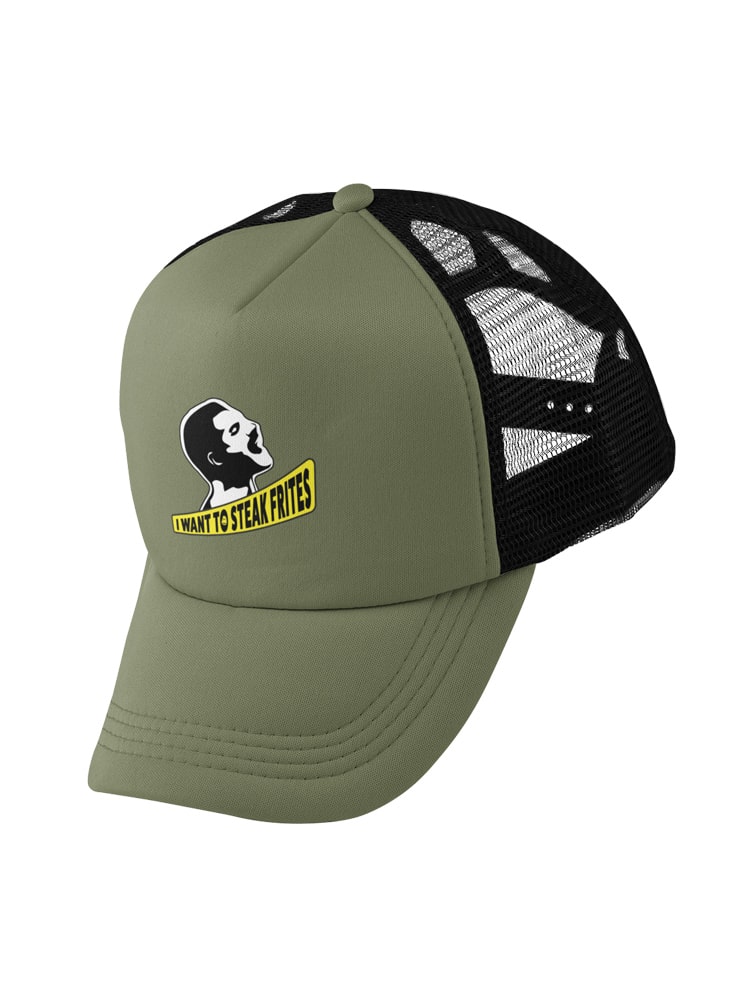Casquette "I want to steak frites"