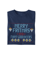 Merry fritmas and many good beers - T-shirt bio