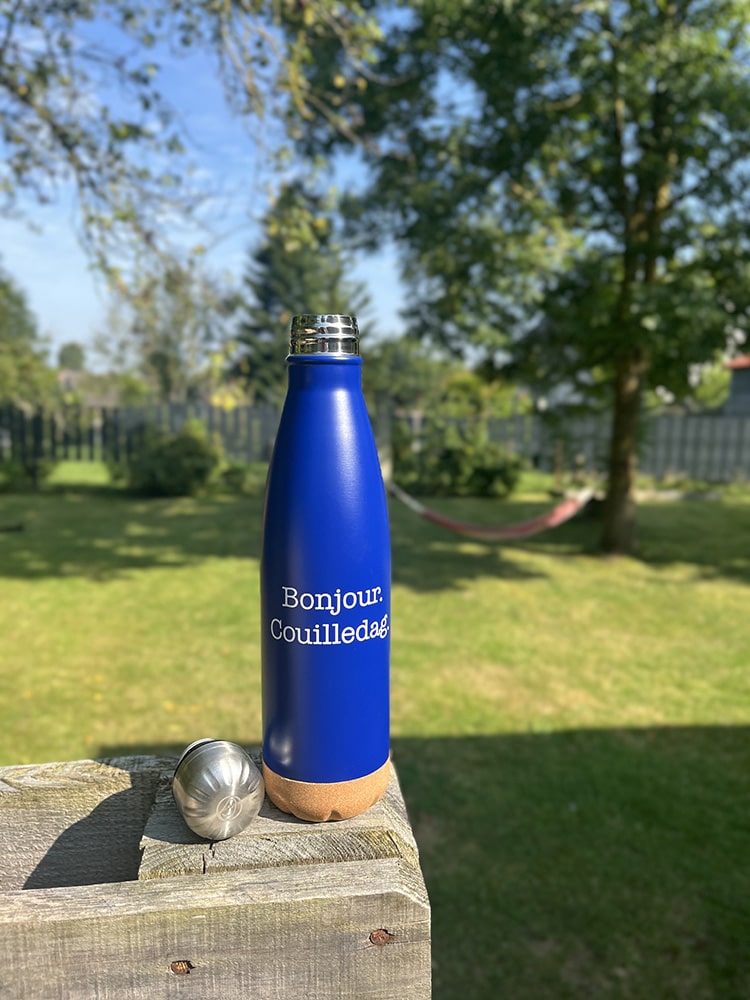 Gourde "Bonjour. Couilledag."
