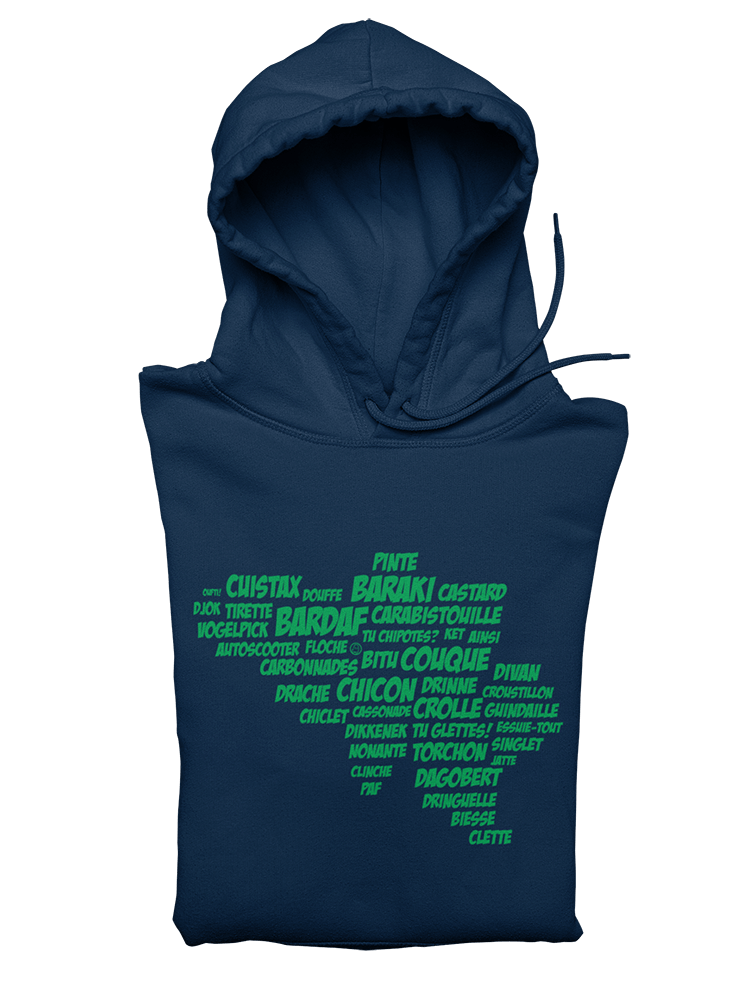 Belgicismes - Sweatshirt à capuche