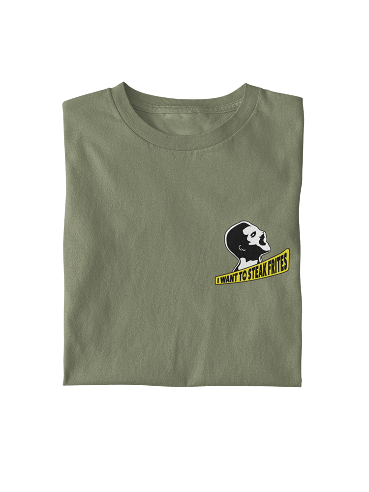 I want to steak frites - T-shirt bio