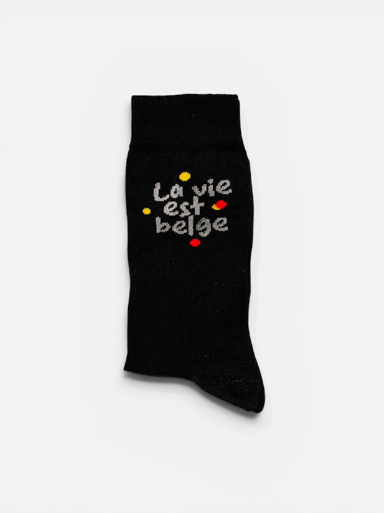 Chaussettes "La vie est belge"