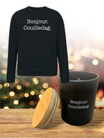 Pack "Bonjour. Couilledag." - Sweatshirt + bougie