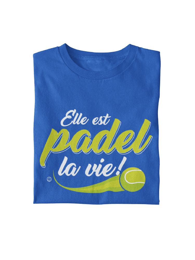 Elle est padel la vie!- T-shirt bio