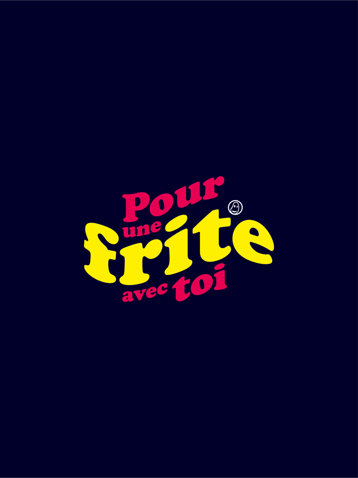Pour une frite avec toi - Tshirt bio