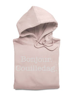 Sweat à capuche Bonjour. Couilledag.