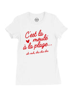 T-shirt C'est la moule à la plage