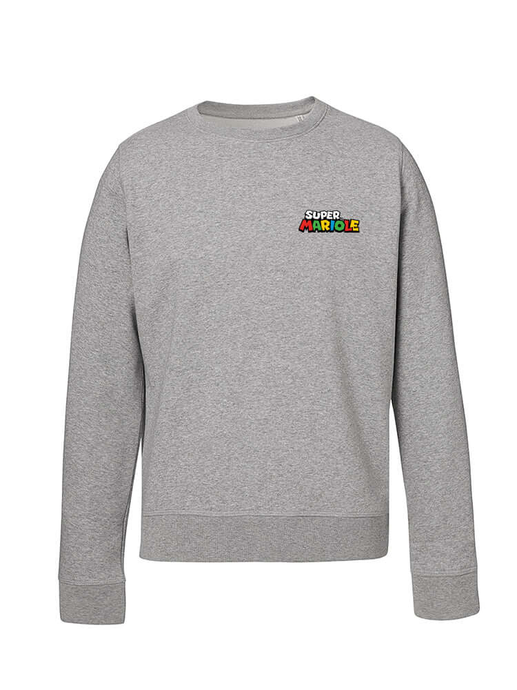 Sweatshirt Super Mariole impression coeur