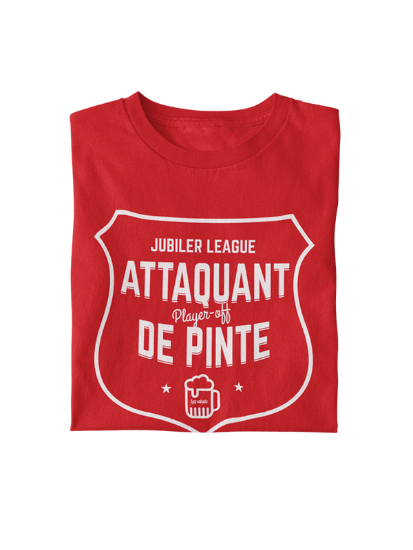 Attaquant de pinte - T-shirt bio