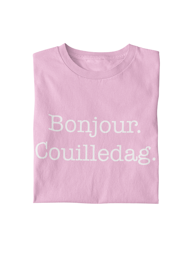 Bonjour. Couilledag. - T-shirt bio