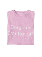 Bonjour. Couilledag. - T-shirt bio