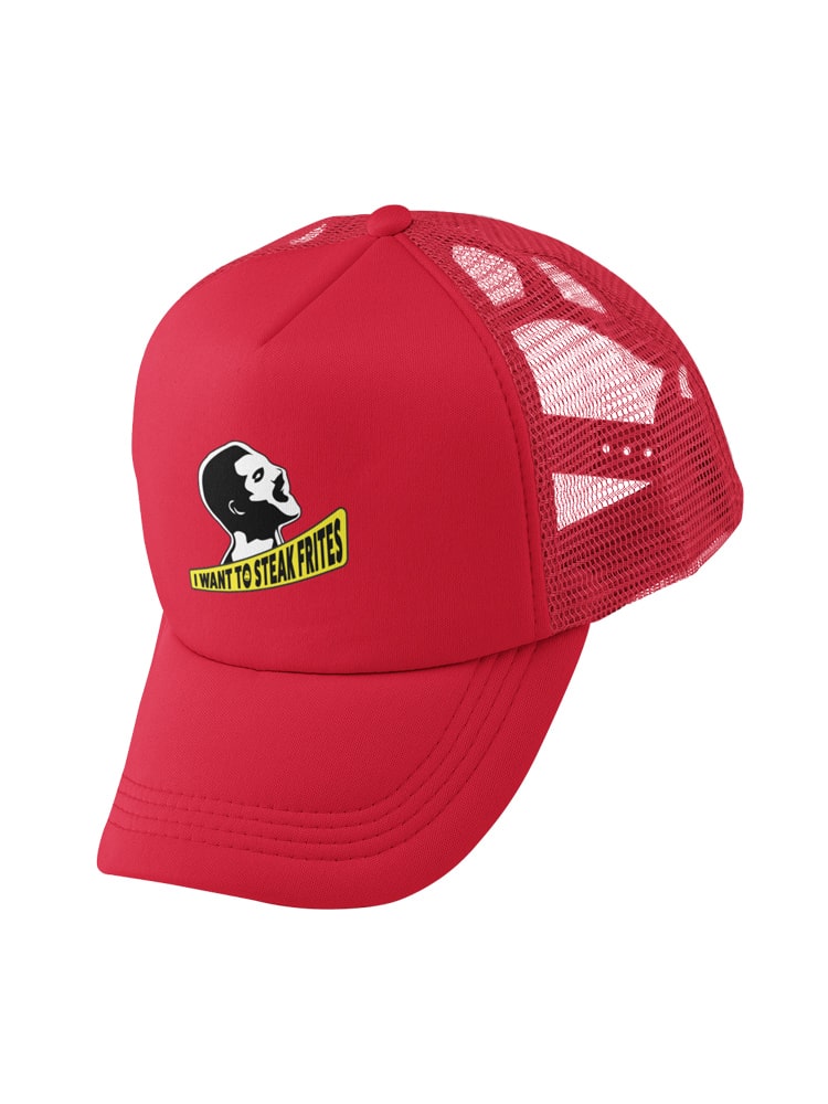 Casquette "I want to steak frites"