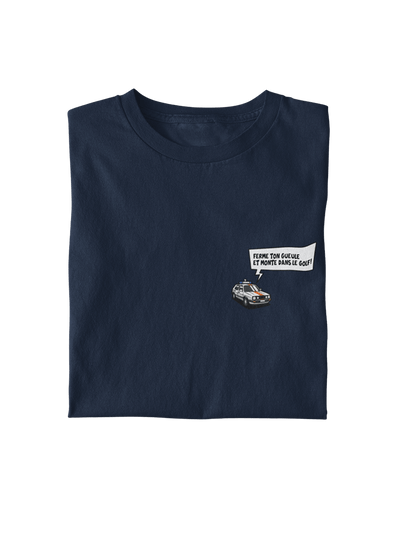 Ferme ton gueule et monte dans le golf - T-shirt bio