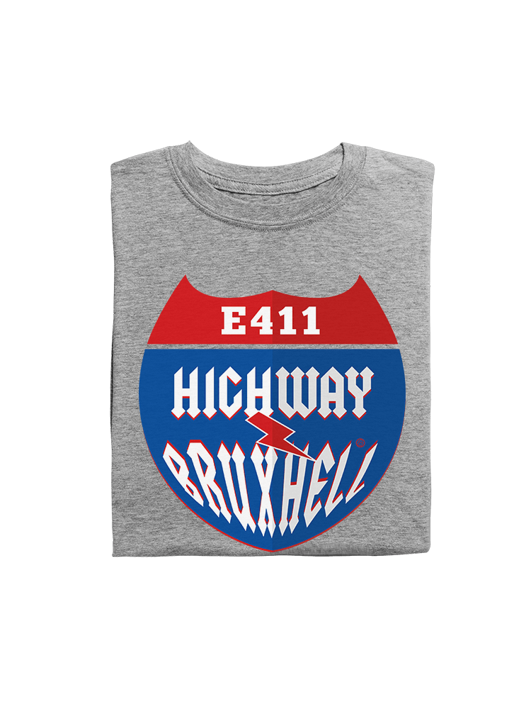 E411 - Highway to BruxHell - T-shirt bio