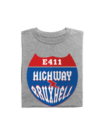 E411 - Highway to BruxHell - T-shirt bio