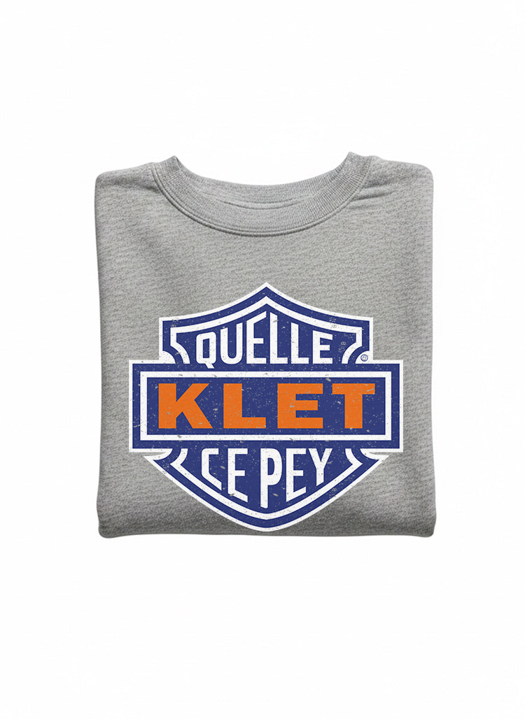 Sweatshirt "Quelle klet ce pey"- Version deux roues