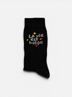 Chaussettes "La vie est belge"