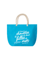 Sac de plage "Les filles du bord de mer"