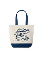 Sac de plage "Les filles du bord de mer"