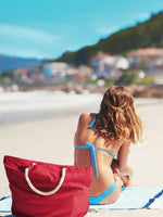 Sac de plage "C'est la moule à la plage"