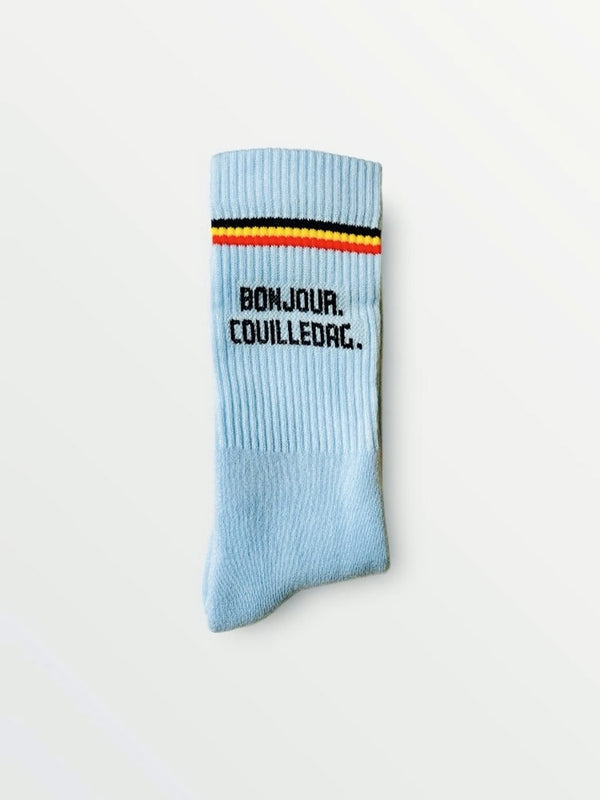 Chaussettes "Bonjour. Couilledag"