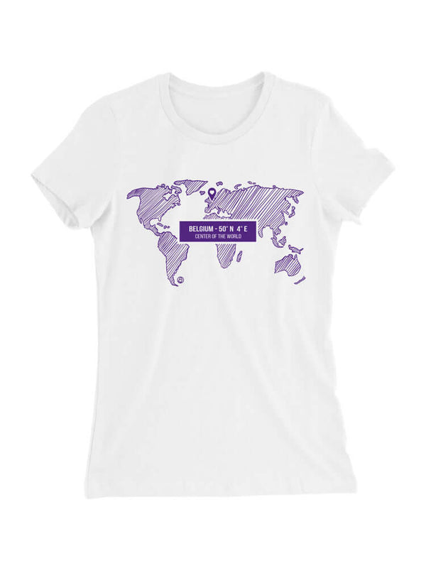 T-shirt Belgium - Center of the world