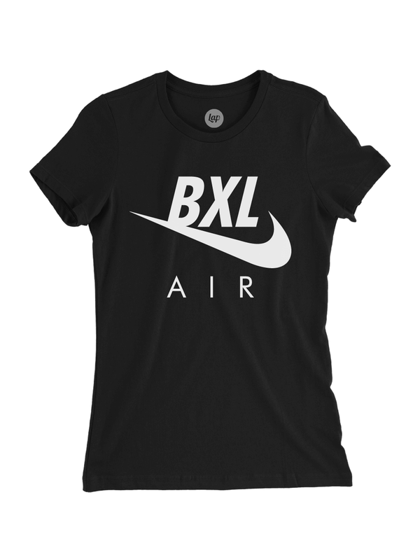 Tshirt noir femme BXL AIR - Brusseleir