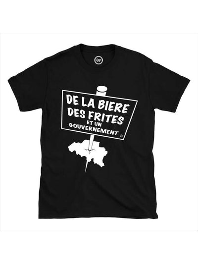 De la bière, des frites et un gouvernement - T-shirt