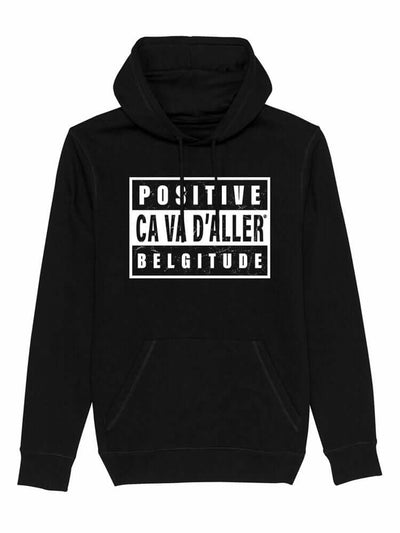 Sweat à capuche "Positive belgitude"