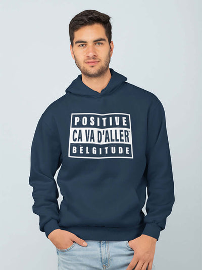 Sweat à capuche "Positive belgitude"