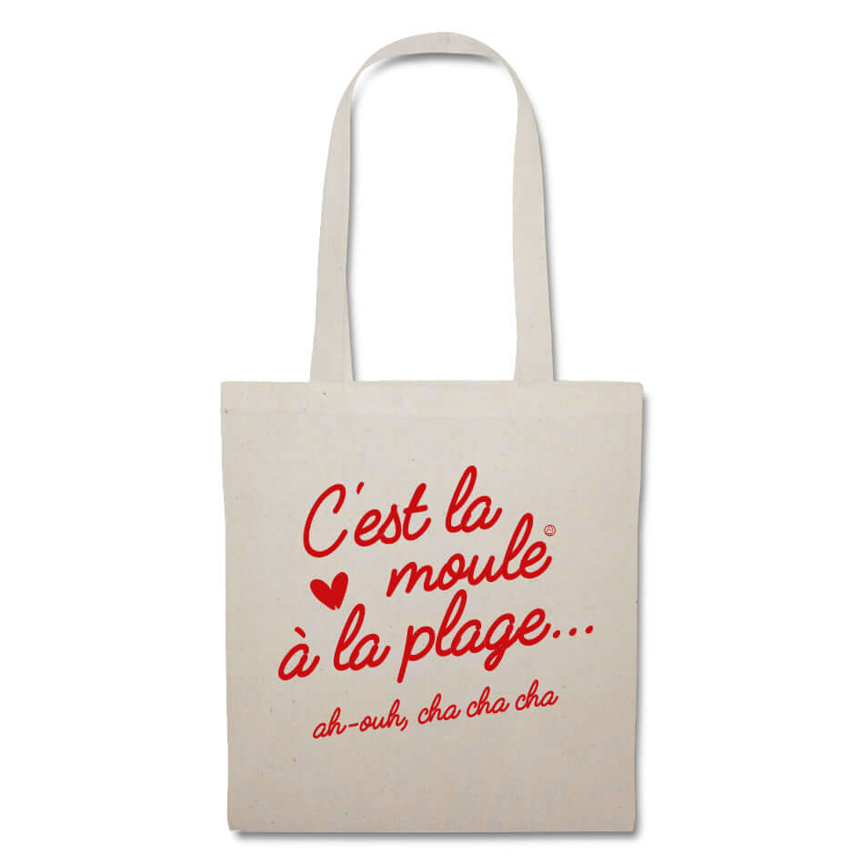 C'est la moule à la plage - Totebag