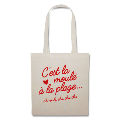 C'est la moule à la plage - Totebag